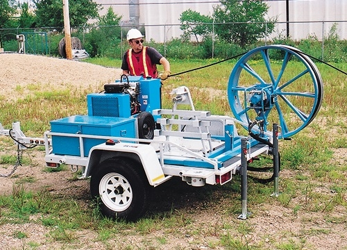 Trailer-Mounted Cable Pullers