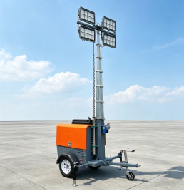 Trailer-Mounted Light Towers