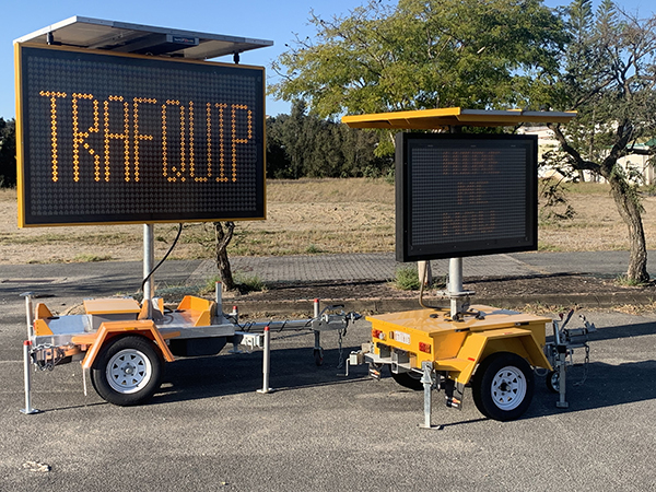 Trailer-Mounted Message Boards