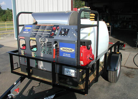 Trailer-Mounted Pressure Washers
