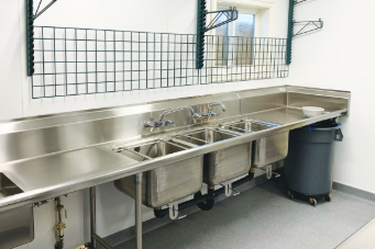 Three-Compartment Sink