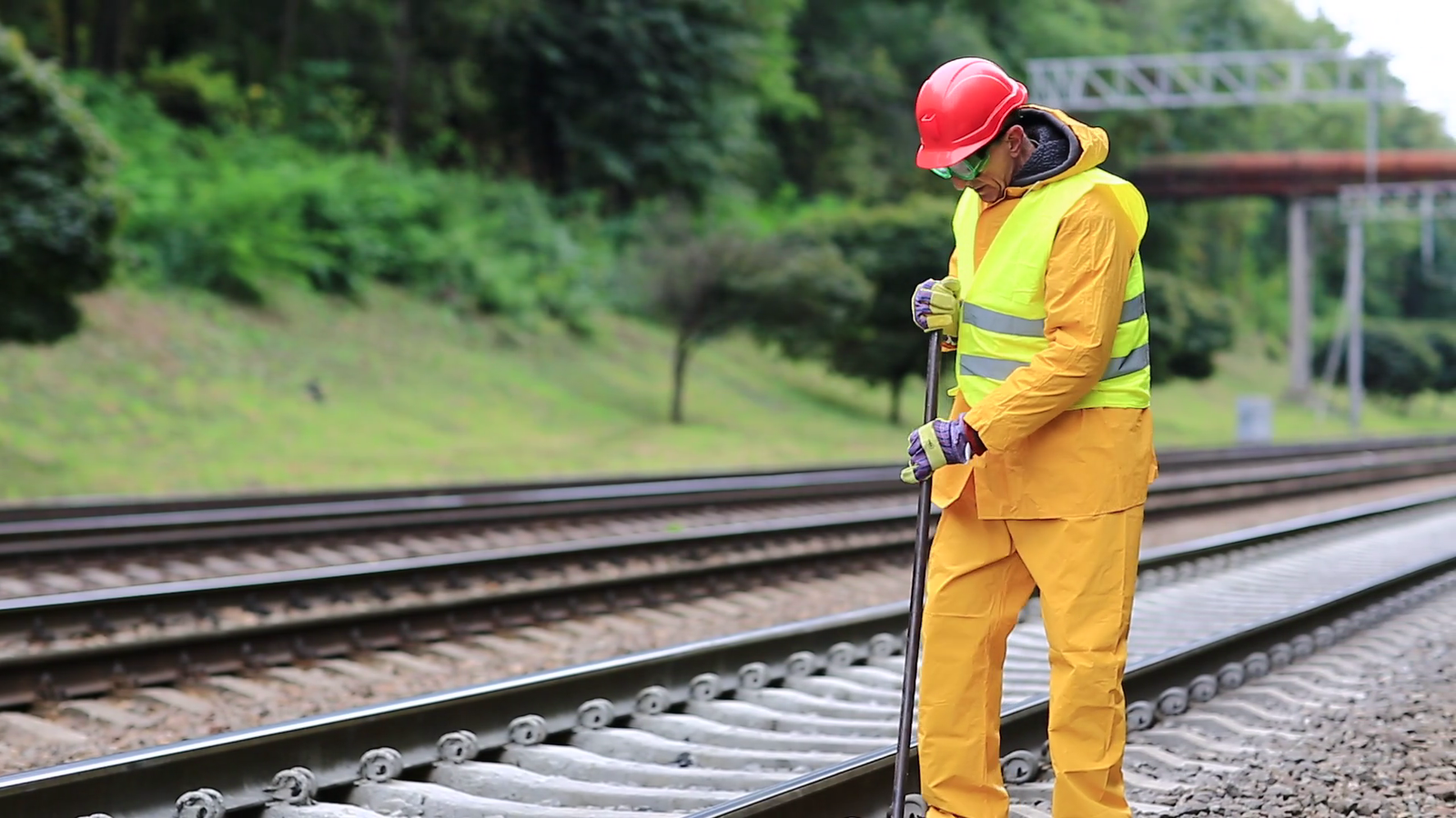Railway worker uniform
