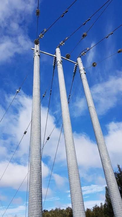 Concrete utility pole