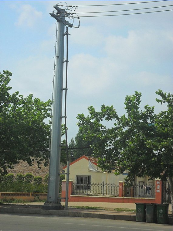 Dead-end (terminal) pole
