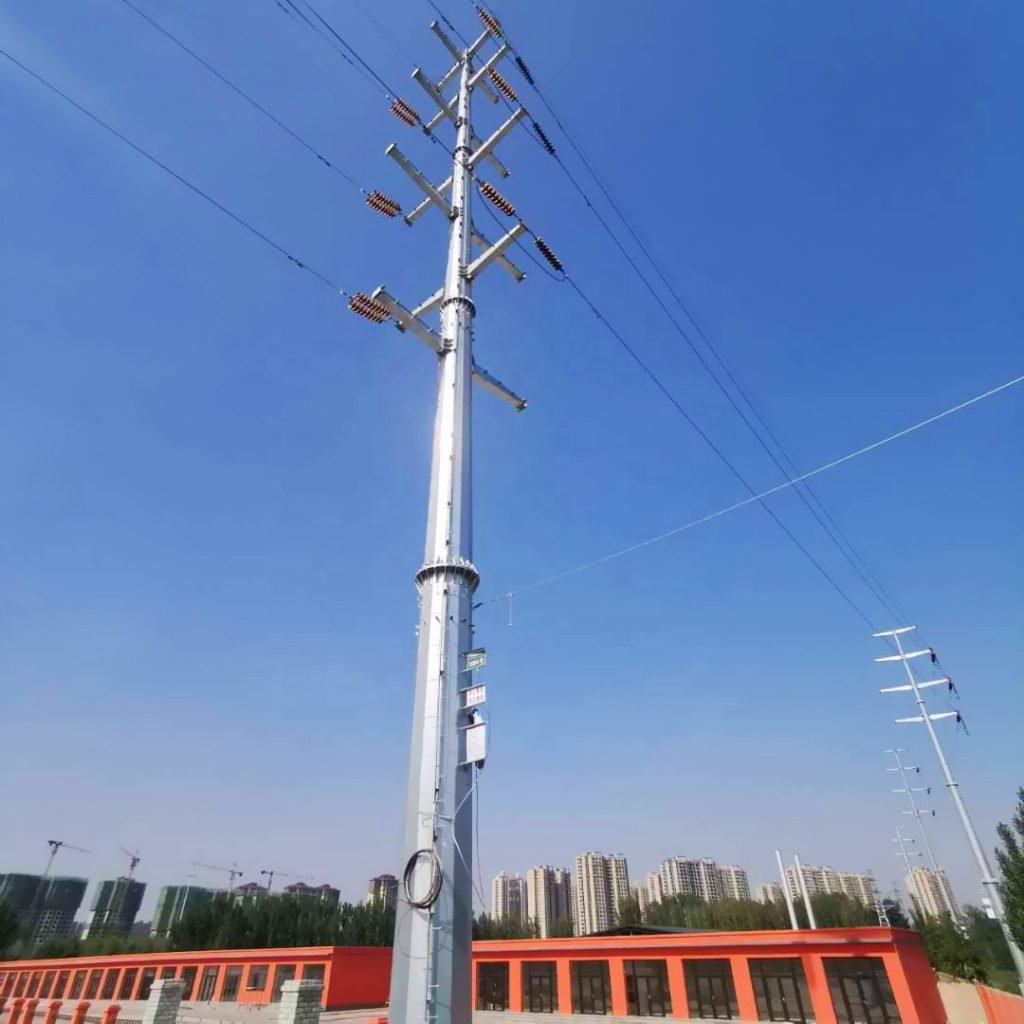 Tubular steel pole